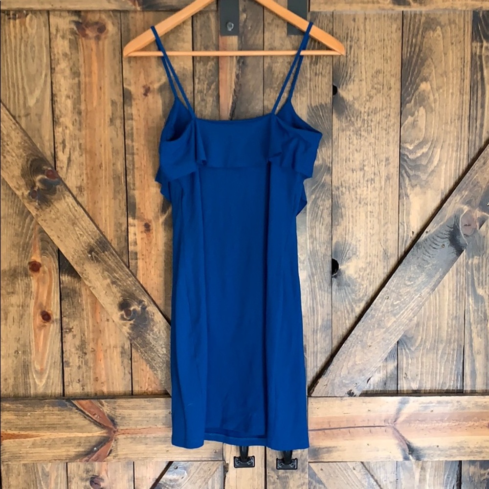 Revolve X Susana Monaco blue fitted mini dress! - Picture 6 of 8